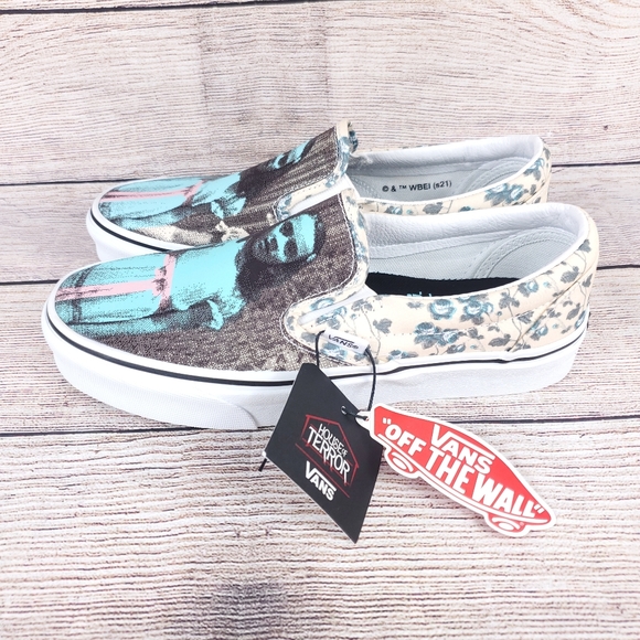 NEW Vans The Shining Twins Classic Slip-on House of Terror Shoes - Picture 3 of 5
